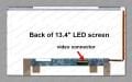 13.4'' screen N134B6-L02 / N134B6-L01 / LTN134AT02 for HP DV3 SAMSUNG Q318 Q320 Ekran - Görsel 2