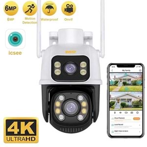 AVENİR AV-S307 2 KAMERALI WİFİ 6MP ONVİF DIŞ MEKAN KAMERA - Görsel 4