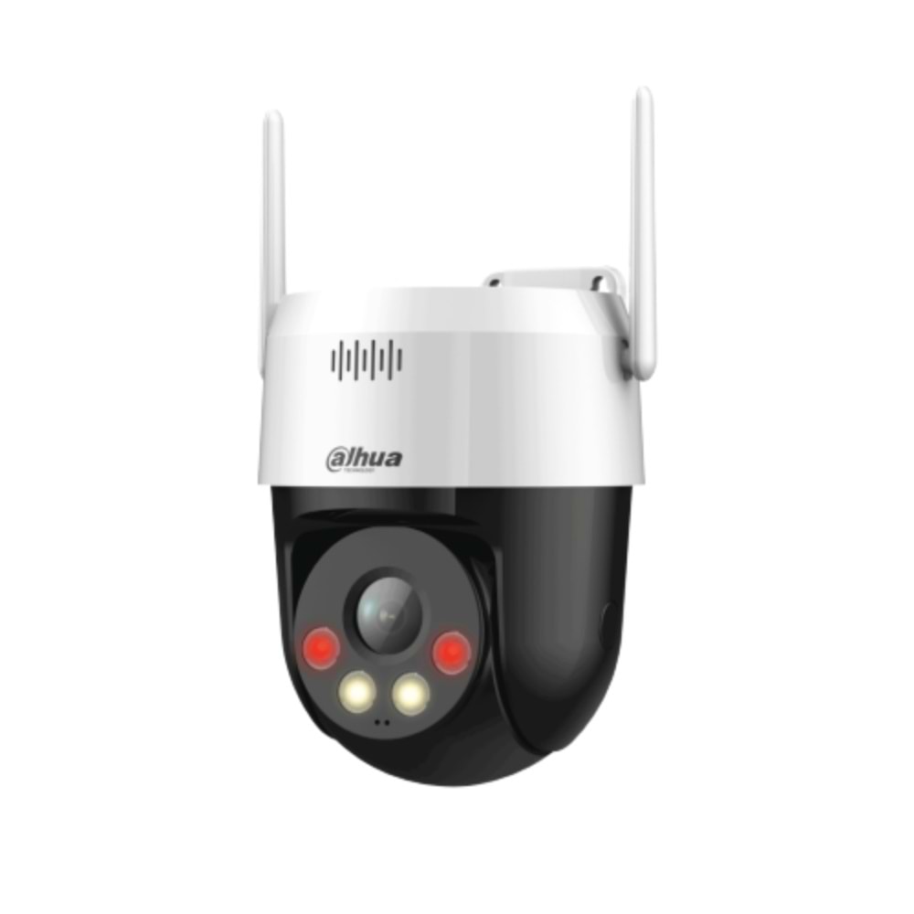 DAHUA P5AE-PV 5MPİX, 4MM LENS, H265, DUAL SMART LİGHT, IP66, WİFİ, DAHİLİ MİKROFON, PT SPEED DOME IP KAMERA - Görsel 3