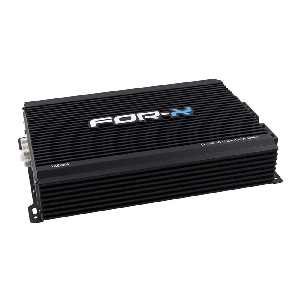 For-X XAE-604 Stero Ve Mono Kanal 4 Çıkış Bass Kontrollü Oto Anfi - Görsel 3
