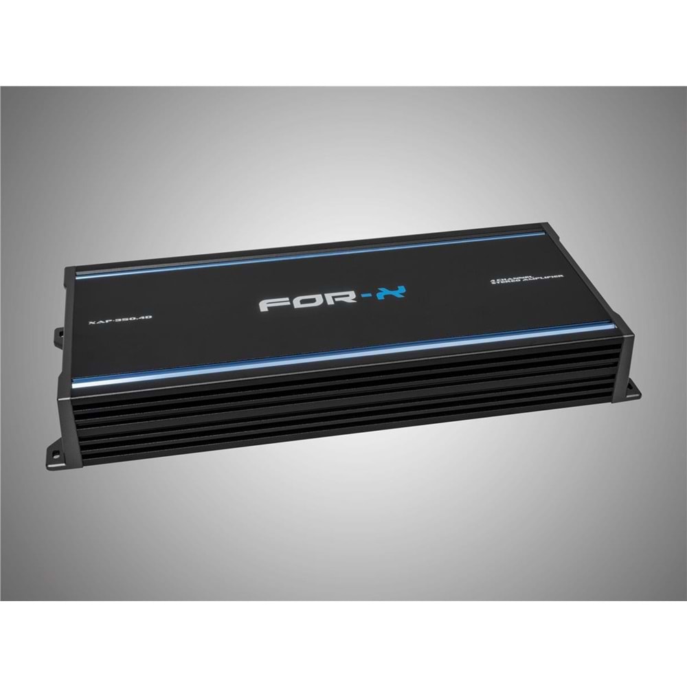 For-X XAP-350.4D 4x300 Rms Profesyonel Midrange Oto Anfi - Görsel 3