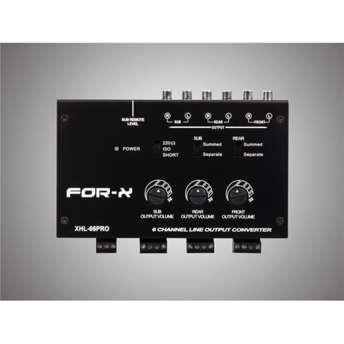 For-X XHL-66PRO 6 Kanal Anfi Deck Çevirici