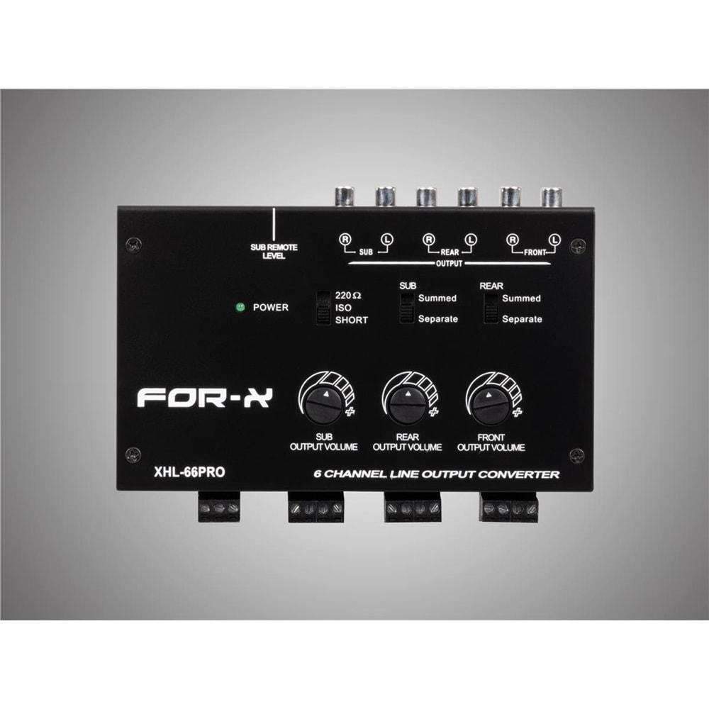 For-X XHL-66PRO 6 Kanal Anfi Deck Çevirici - Görsel 3