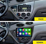 For-x FORD Focus 1(1999-2004)-9''ANDROİD-GERÇEK 2-32GB-WIFI 5.0ghz/bt 5.4-Kablosuz CARPLAY-1080P Hd Kameralı-Teknik Destekli - Görsel 3