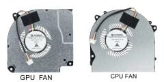 Monster EFC-70100V1-0AH, EGC-77100V1-0AH Fan Takımı Sağ Sol Cpu + Gpu  NH50EA NH50RA NH55RA abra a5 v16.6 v16.1, v17. v17.1 Abra A7 V12.2.6, Abra a7 v13.1 A7 V12.1, abra a7 v12.1, V12.2, Gpu Ekran Kartı Fanı 4Pin Fan - Görsel 2