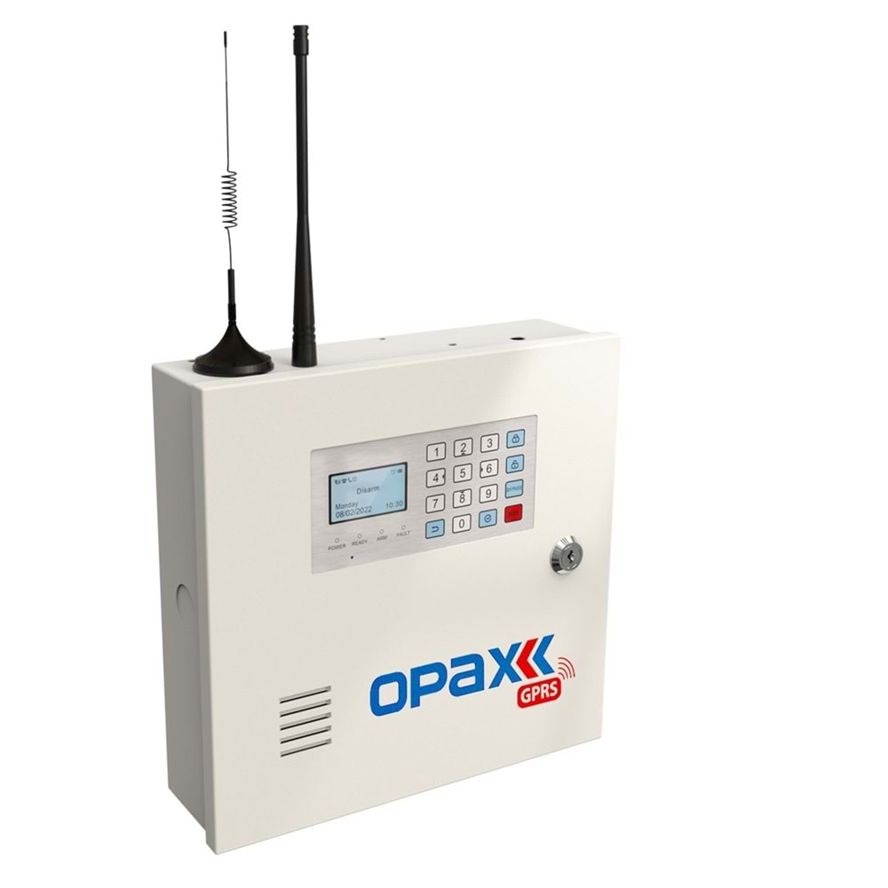 OPAX-2646-4G KABLOLU I KABLOSUZ 4G GPRS ALARM PANELİ - Görsel 5