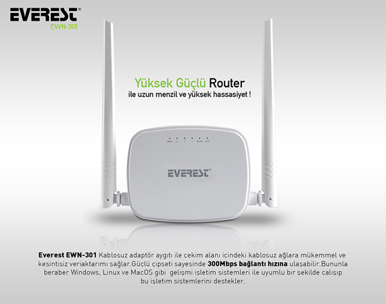 Everest EWR-301 AP+Router Nedir Kurulumu Nasıl? - Görsel 2