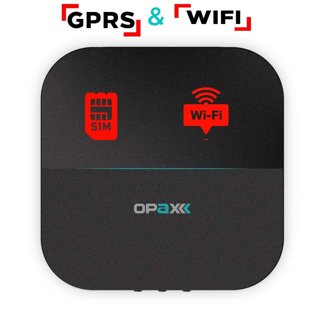 OPAX-W20 SİYAH GPRS I GSM I WİFİ KABLOSUZ NETWORK ALARM SİSTEMİ - Görsel 3